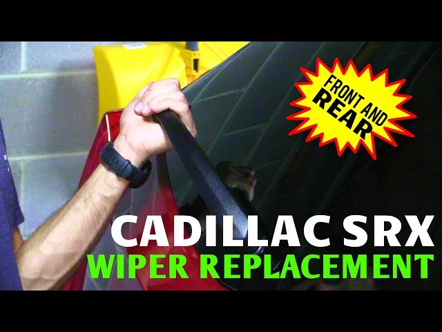 2010-2016 Cadillac SRX Front & Rear Wiper Blade Removal & Replacement (works on other GM models too)