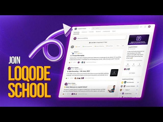 🚀 Join Loqode School for FREE
