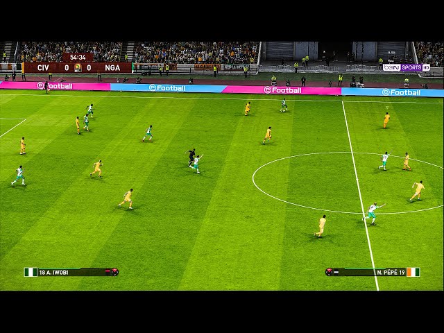 Cote D'ivoire  vs  Nigeria | CUP AFC 23 / 24 | eFootball Pes Gameplay