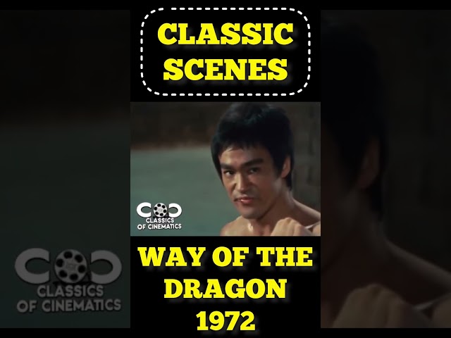 Bruce Lee Vs Chuck Norris "Way Of The Dragon" 1972 #Fun #Wow #History #Film #MMA #Fight #Reaction