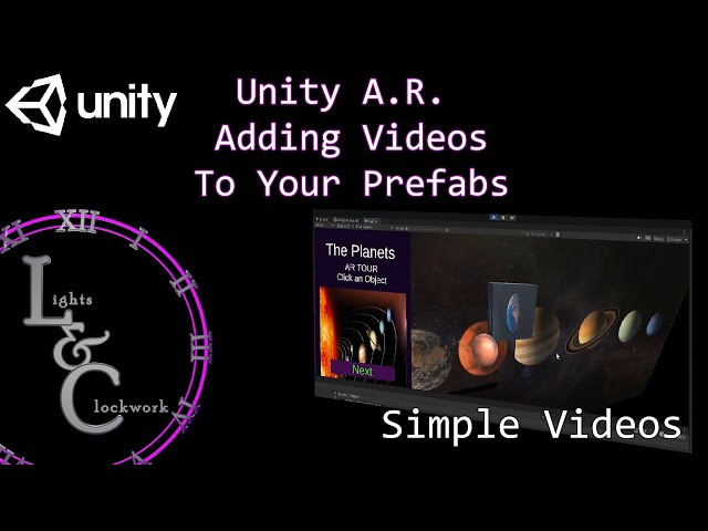 Unity AR - Adding Video Textures