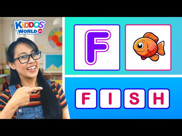 ABC Phonics and Spelling | Miss V teaches ABC Letter Sounds and Spelling Basic Words from A to Z