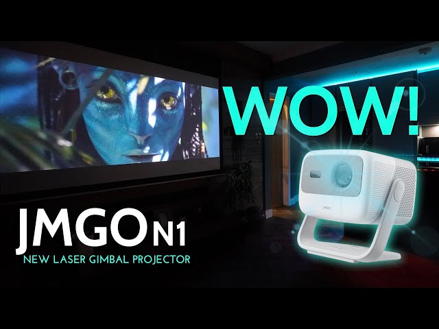 JMGO N1 Triple Color Laser Gimbal Projector | One Word WOW