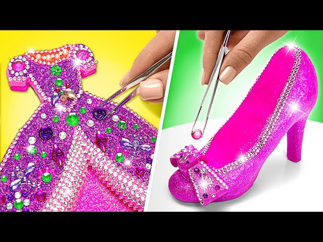 DIY Glittery Outfit For Princess and Other Cute DIYs 👸✨