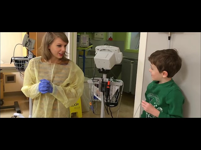Taylor Swift Visits A Sick Child In Hospital *Talks Spiderman*