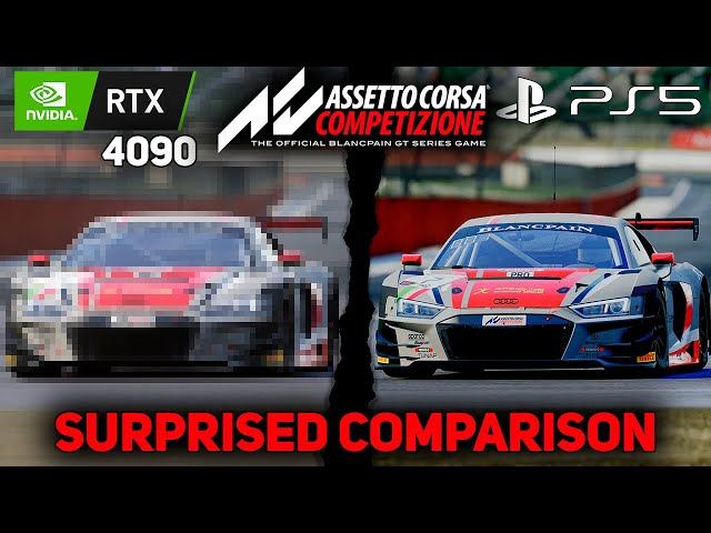 PS5 vs PC - Assetto Corsa Competizione - Surprised Comparison