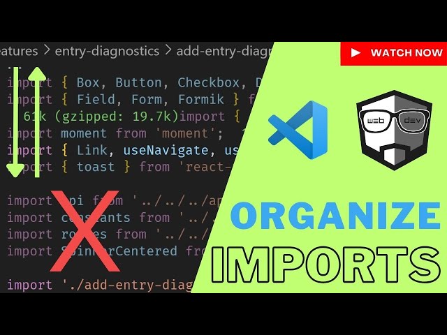 How to automatically remove unused imports in VS Code? #vscode