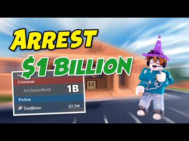 $1 BILLION! Arresting one of RICHEST players.. (Roblox Jailbreak)