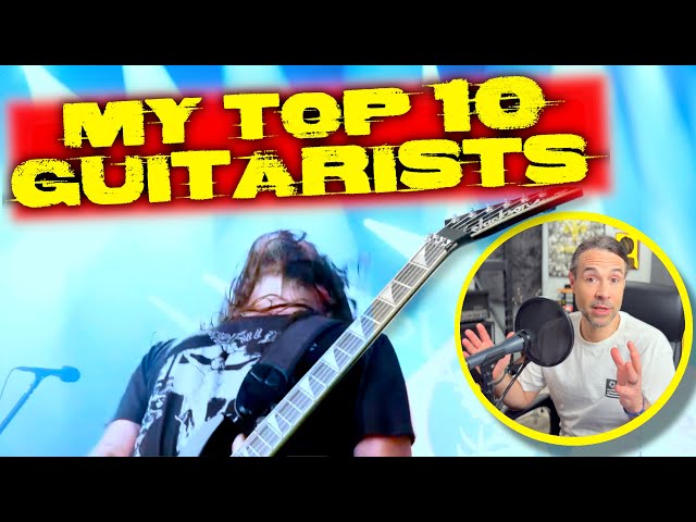 🎸Ranking My Top 10 favorite guitar players ever!