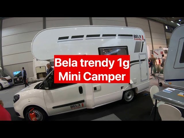 Mini camper with alcove 2019 | BELA trendy 1G on Fiat Doblo base under 6m