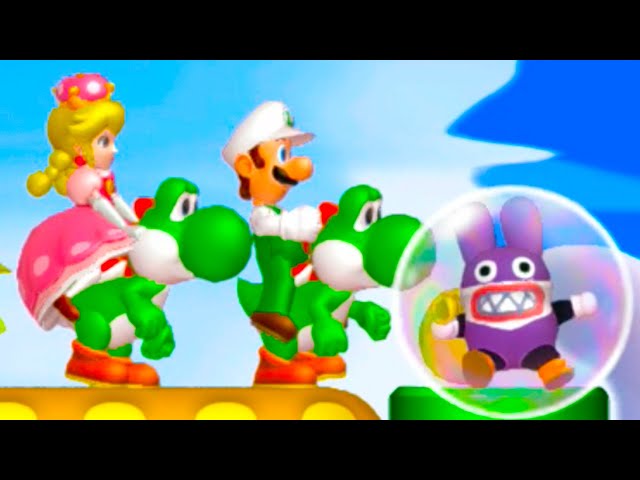 New Super Mario Bros. U Deluxe – 3 Players (Nabbit + Toadette + Luigi) #12