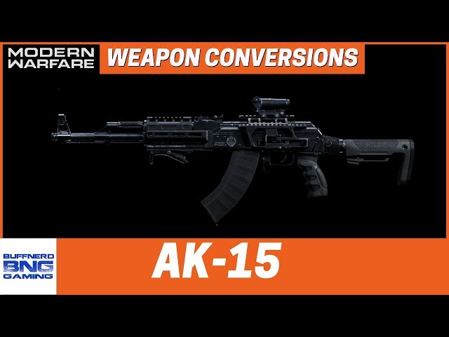 AK-15 Steel Curtain Weapon Conversion - Call Of Duty Modern Warfare