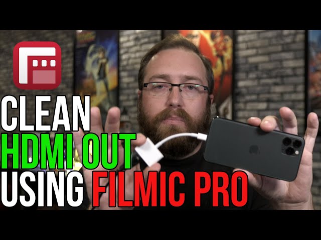 FiLMiC Pro Clean HDMI OUT for iPhone Streaming
