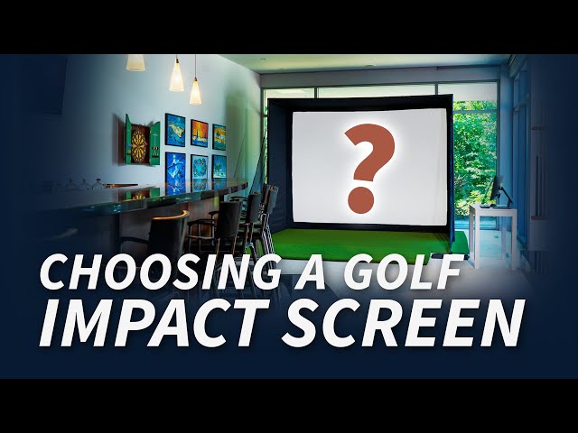 Choosing a Golf Impact Screen // Which screen is the right one for you?
