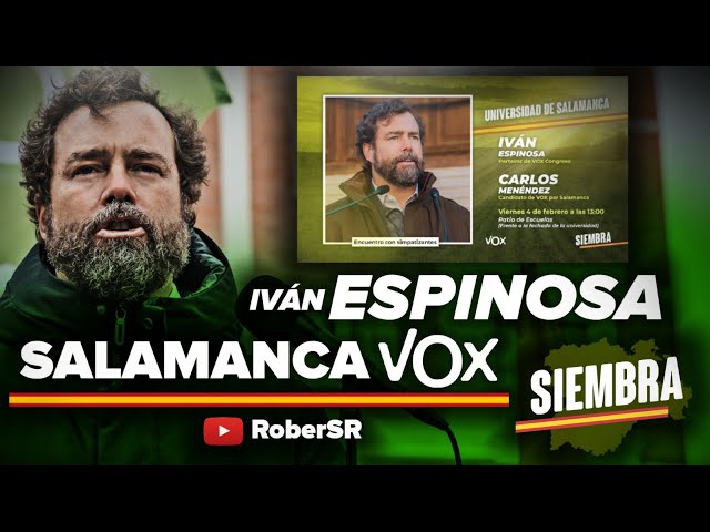 DIRECTO ACTO VOX IVÁN ESPINOSA SALAMANCA