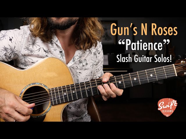 Guns N' Roses "Patience" - Slash Guitar Solos Lesson!