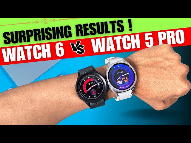 YOU WONT BELIEVE THS ! Samsung Galaxy Watch 6 Classic Vs Galaxy Watch 5 PRO
