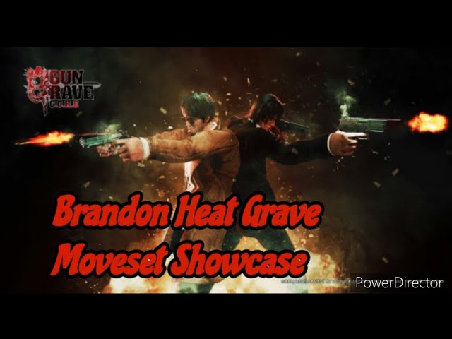 Gungrave G.O.R.E : Brandon Heat Moveset Showcase