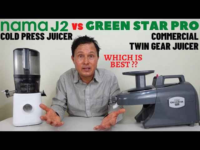 NAMA J2 Cold Press Juicer vs Green Star Pro Twin Gear Review Comparison
