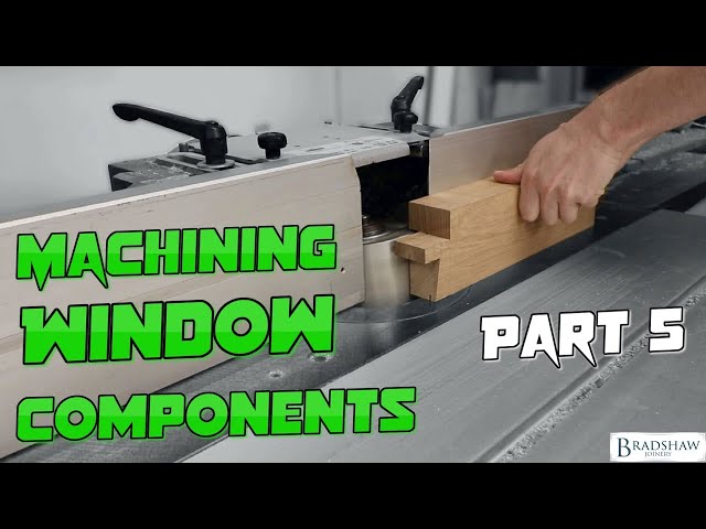 Spindle Moulding the Frame - Part 5: Oak Casement Window