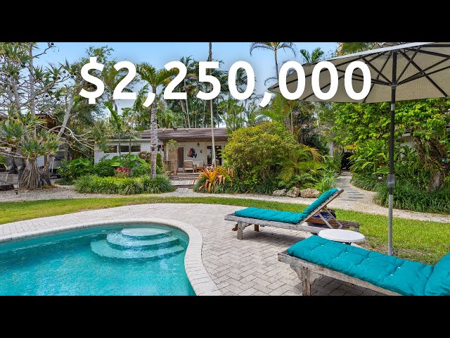 A True Tropical Oasis on a 30,336 SF Lot in the Middle of Miami for $2.25M?!