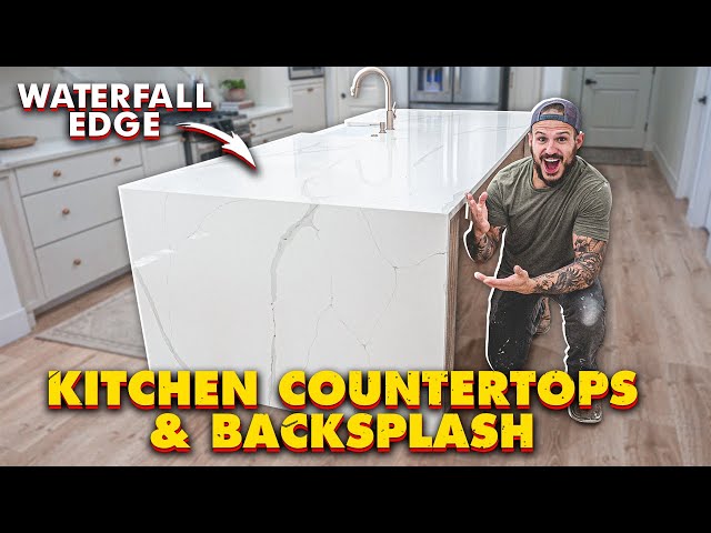Kitchen Makeover + WATERFALL COUNTERTOPS (Ep.4)