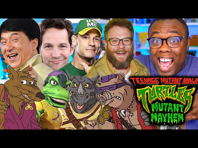 Teenage Mutant Ninja Turtles Mutant Mayhem CAST & CHARACTER BREAKDOWN