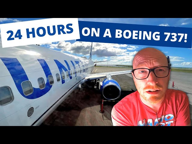 24 HOURS on a BOEING 737! Crossing the Pacific on the Island Hopper