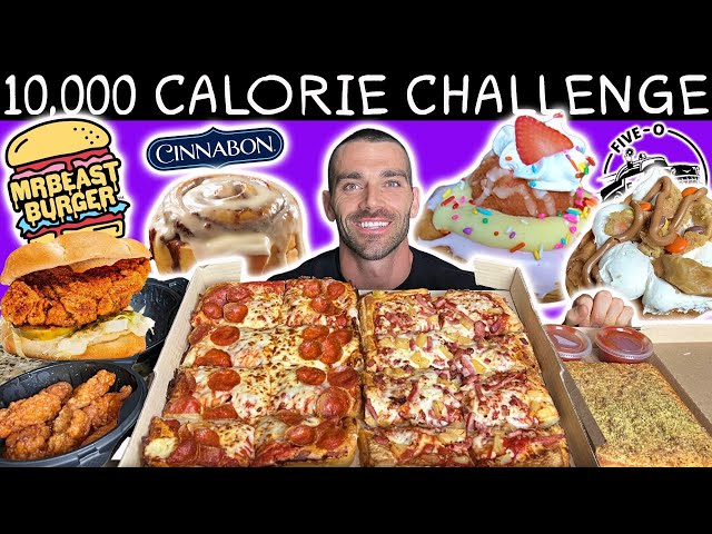 10,000 Calorie Challenge | Wicked Cheat Day #148 | Man vs Food
