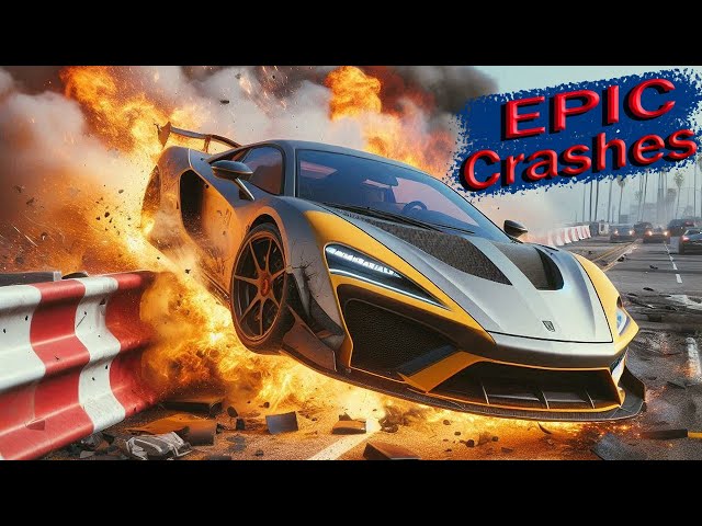 EPIC Speed Car Jumps #2 – BeamNG | Realistic Crash