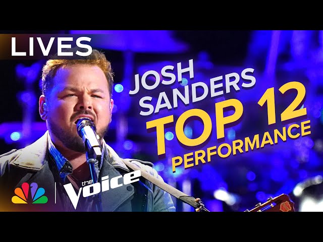 Josh Sanders Performs "Angels (Don't Always Have Wings)" by Thomas Rhett | The Voice Lives | NBC