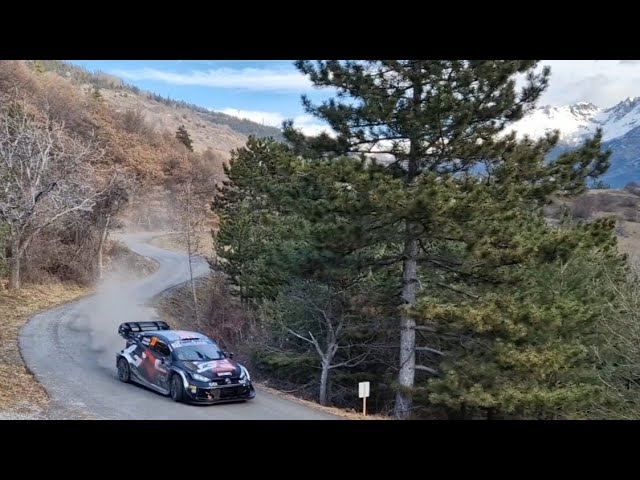WRC Rallye Monte-Carlo 2024 SS4 Champcella / Saint-Clément