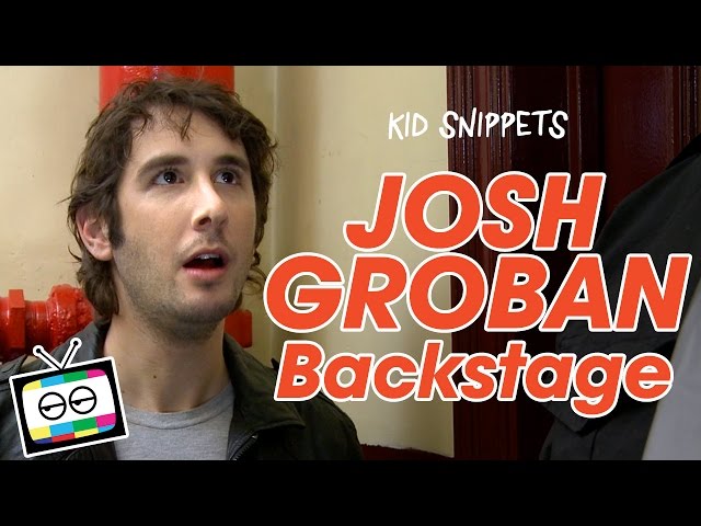 Kid Snippets: "Josh Groban Backstage" (Imagined by Kids)