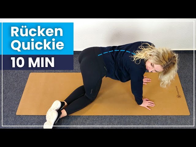 10 Minuten Rücken Quickie für jeden Tag ➡️ Gezielt den Rücken stärken!