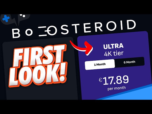 Boosteroid 4K ULTRA Tier | FIRST LOOK!
