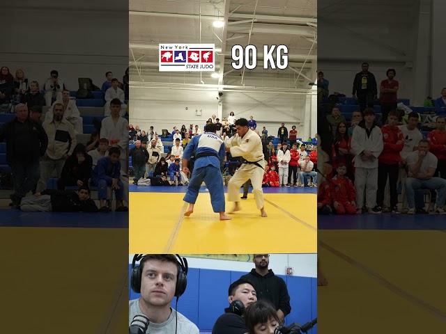 90kg Judo Match Gets Heated