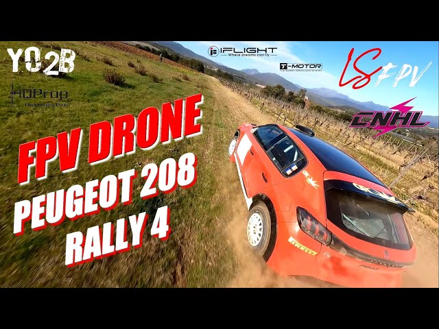 FPV Drone Peugeot 208 Rally 4 José VERONESE  - LS FPV / Yo2B Production
