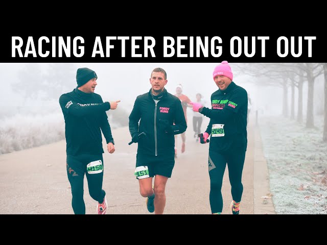 We perform a SCIENCE EXPERIMENT at the Christmas 10k