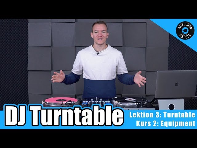 ALLES was du über einen DJ-TURNTABLE wissen musst | Technics, Numark | Lektion 2.3.2 - Praxis