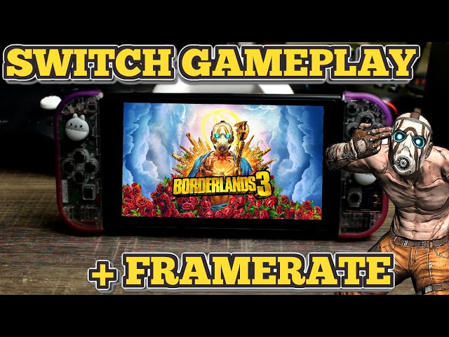 Borderlands 3 Ultimate Edition Nintendo Switch Gameplay With FPS Test!