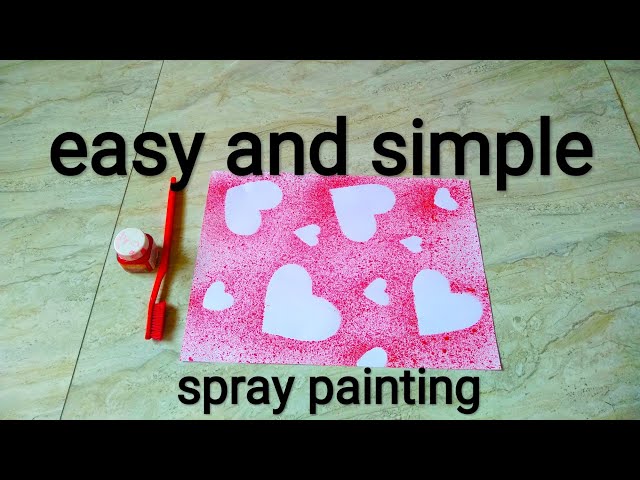 Spray painting with toothbrush/page desing/project khata design