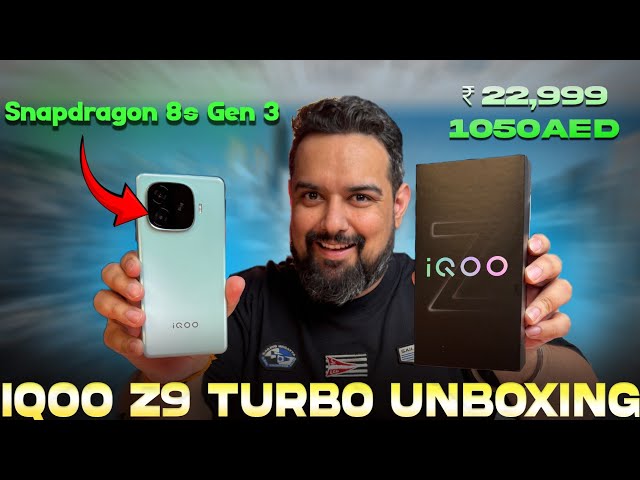 iQOO Z9 Turbo Unboxing || Snapdragon 8s Gen 3 || 6000mAh Battery