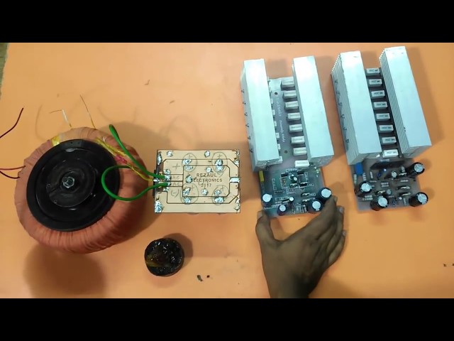 how to make an amplifier 3000 Watts?