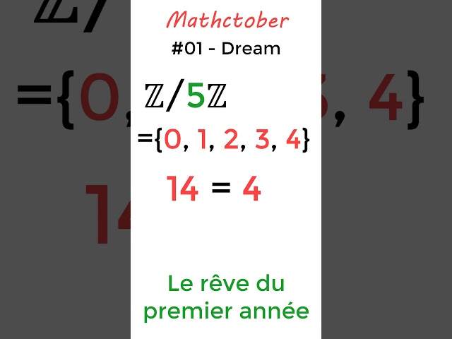 01 - Dream - #mathctober