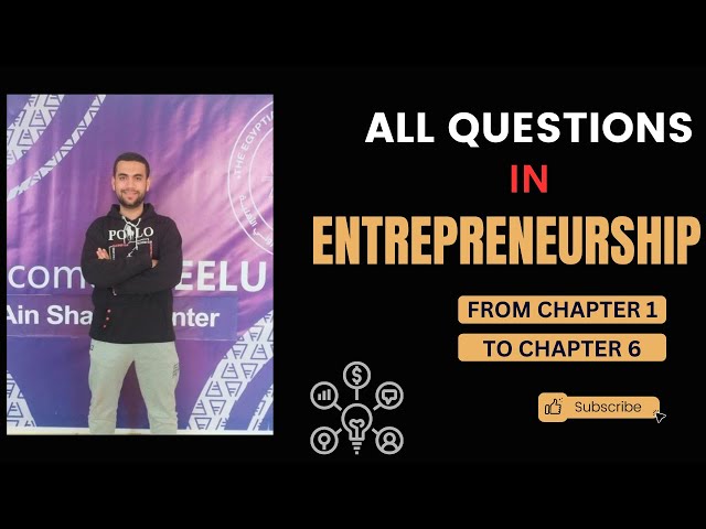 All questions in Entrepreneurship
