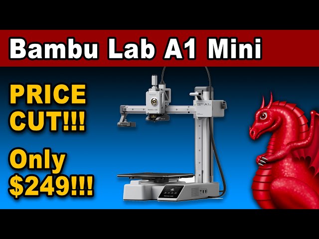 Bambu Lab sale! Get the A1 Mini at a HUGE discount.