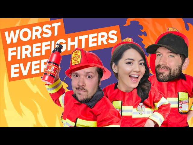 WORST FIREFIGHTERS EVER! in Co-op Firefighting Game Embr