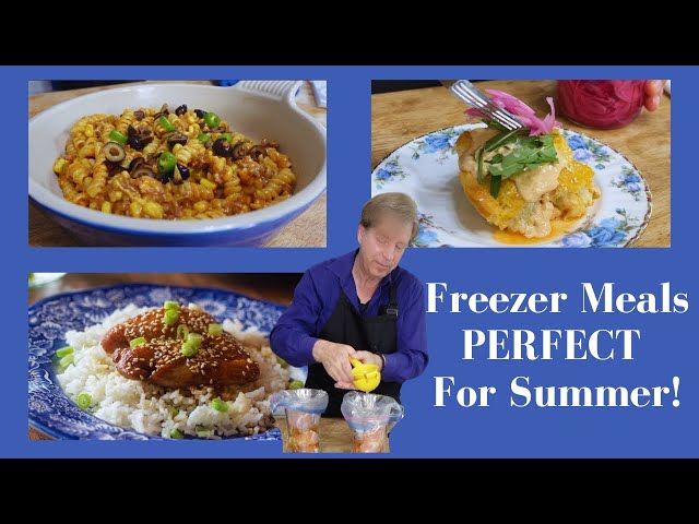 FIVE Easy Freezer Meals, PERFECT for Summer!