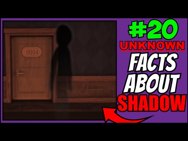 20 Facts About Shadow - Roblox Doors