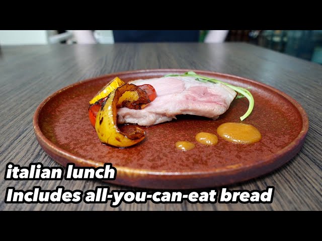 【NEW OPEN】Luxurious Italian lunch with all-you-can-eat bread!